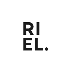 Riel Logo Black on White